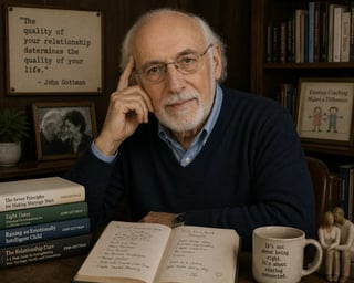 John Gottman — Predicts divorce with 90% accuracy from lab research