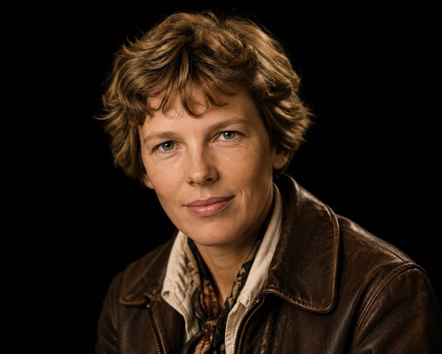 Amelia Earhart — First woman to fly solo across the Atlantic