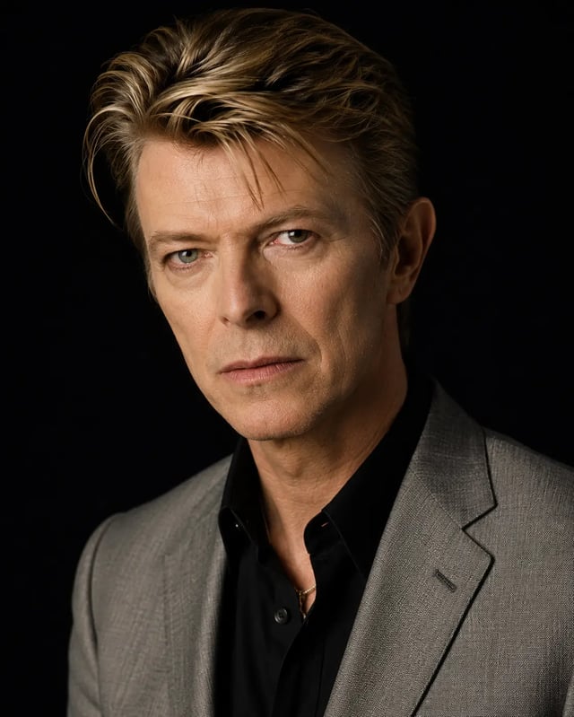 David Bowie — Invented Ziggy Stardust and reinvention as an art form