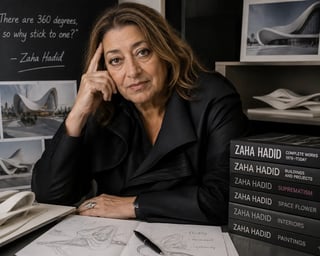 Zaha Hadid — First woman to win the Pritzker Prize for architecture
