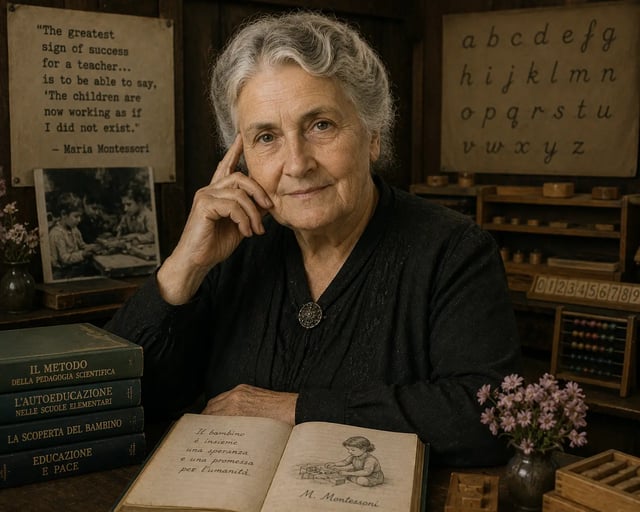 Maria Montessori — Created the Montessori method of education