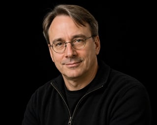 Linus Torvalds — Created Linux and Git