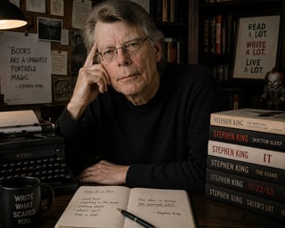Stephen King — Wrote It, The Shining, 400M+ books sold