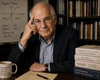 Daniel Kahneman — Nobel laureate, wrote Thinking, Fast and Slow