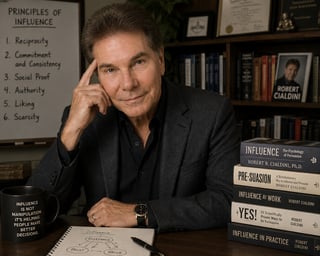 Robert Cialdini — Wrote Influence, defined the 6 principles of persuasion