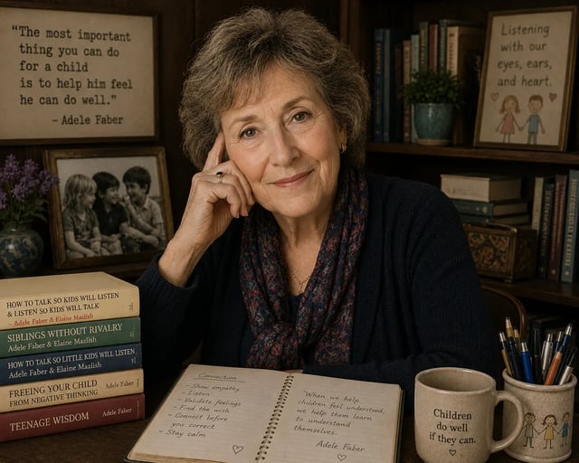 Adele Faber — Wrote How to Talk So Kids Will Listen