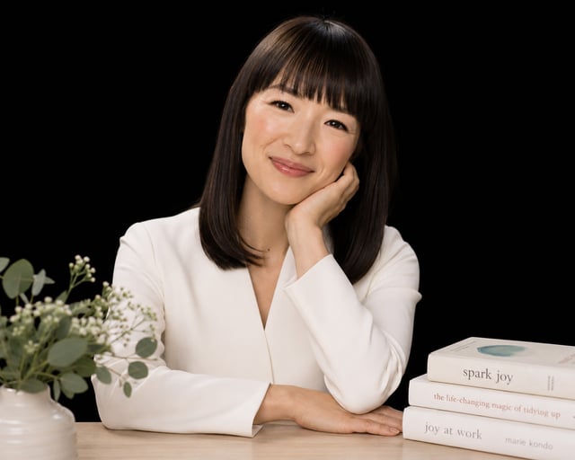 Marie Kondo — Created the KonMari method, wrote Tidying Up
